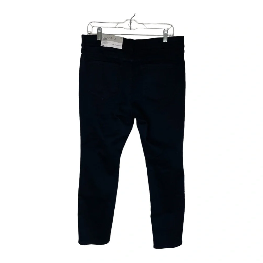 NWT‎ Liz Claiborne Black Classic Skinny Jeans Size 12 Flex Fit - Picture 6 of 14